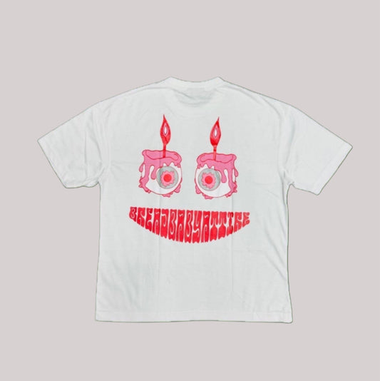 BBA Smiley face Tshirt White - SINCERELY BBA