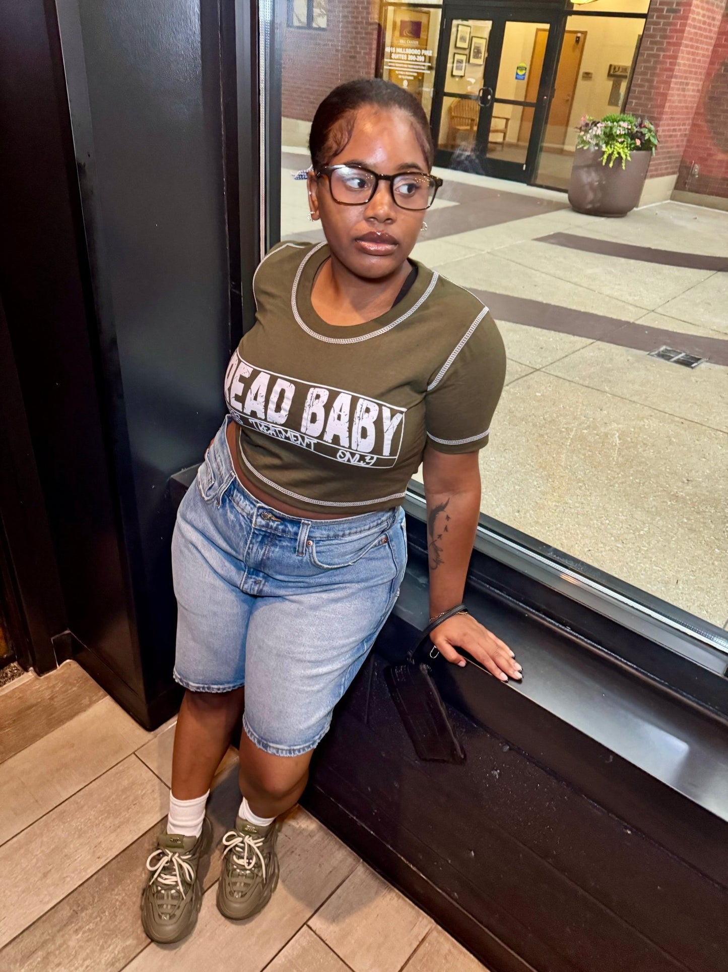 Bread Baby Female mini tee - BreadBabyAttire_bbawetheway